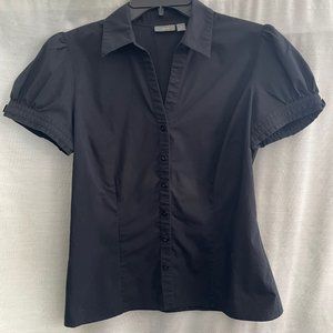 Black button down
